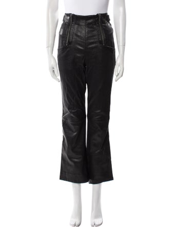 Marissa Webb Leather Wide Leg Pants