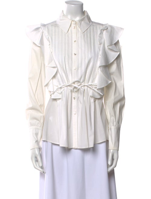 Marissa Webb Long Sleeve Button-Up Top