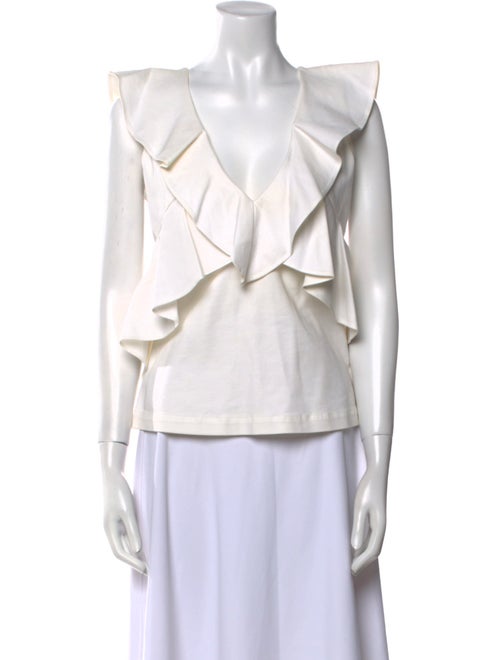 Marissa Webb V-Neck Sleeveless Top