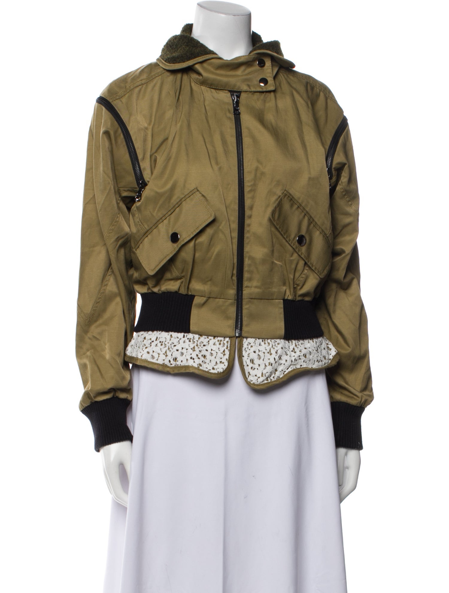 Marissa Webb Printed Bomber Jacket