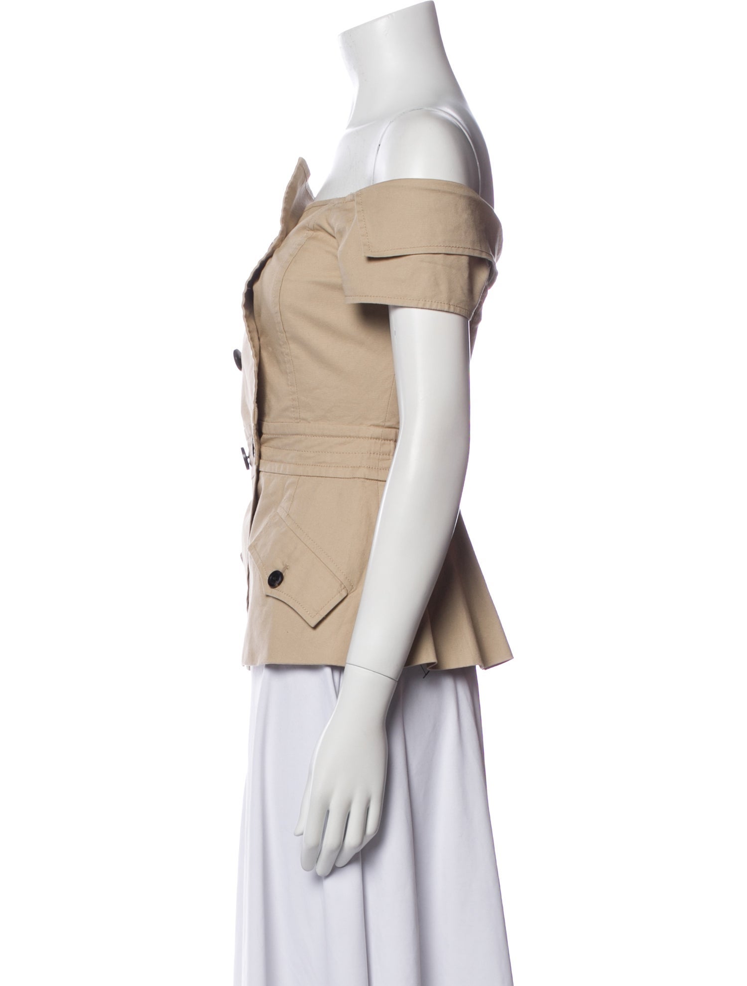 Marissa Webb Printed Off-The-Shoulder Top