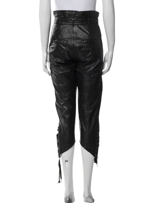 Marissa Webb Lamb Leather Straight Leg Pants