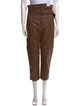 Marissa Webb Lamb Leather Straight Leg Pants
