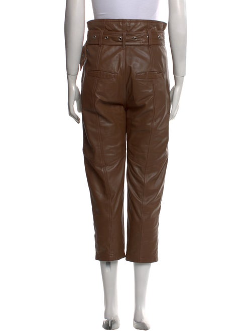 Marissa Webb Lamb Leather Straight Leg Pants