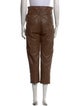 Marissa Webb Lamb Leather Straight Leg Pants