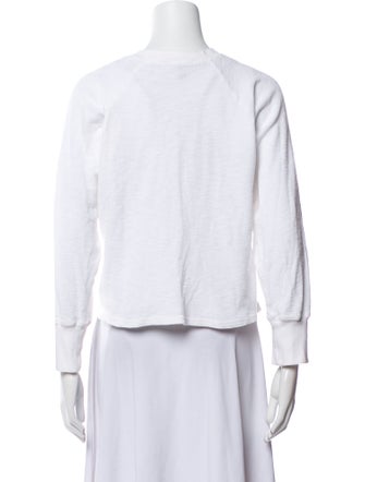 Marissa Webb Crew Neck Three-Quarter Sleeve Top
