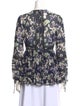 Marissa Webb Silk Floral Print Blouse