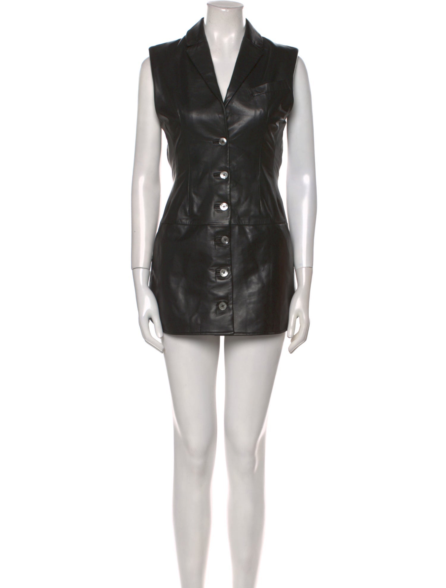 Marissa Webb Lamb Leather Mini Dress w/ Tags