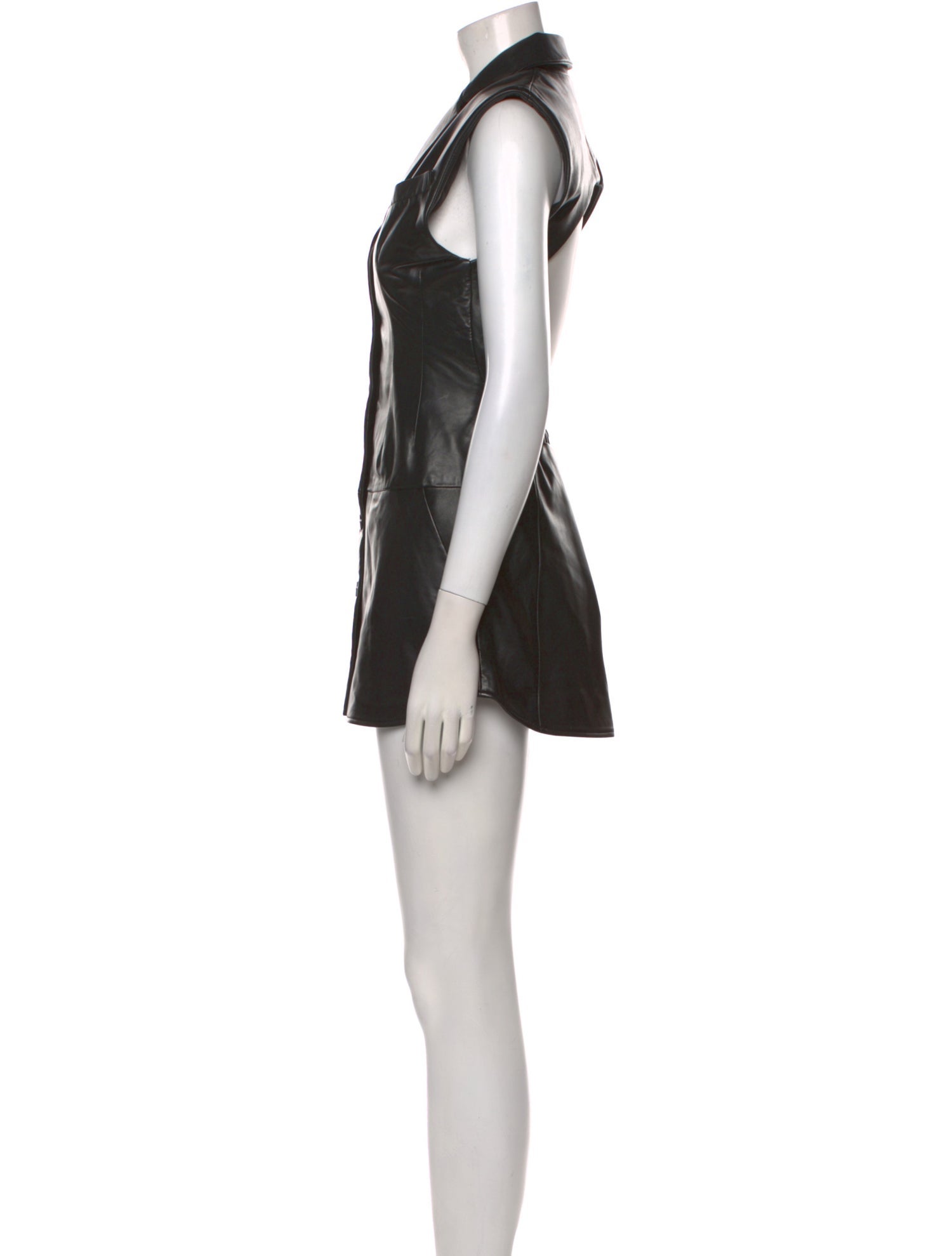Marissa Webb Lamb Leather Mini Dress w/ Tags