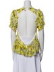 Marissa Webb Silk Floral Print Blouse