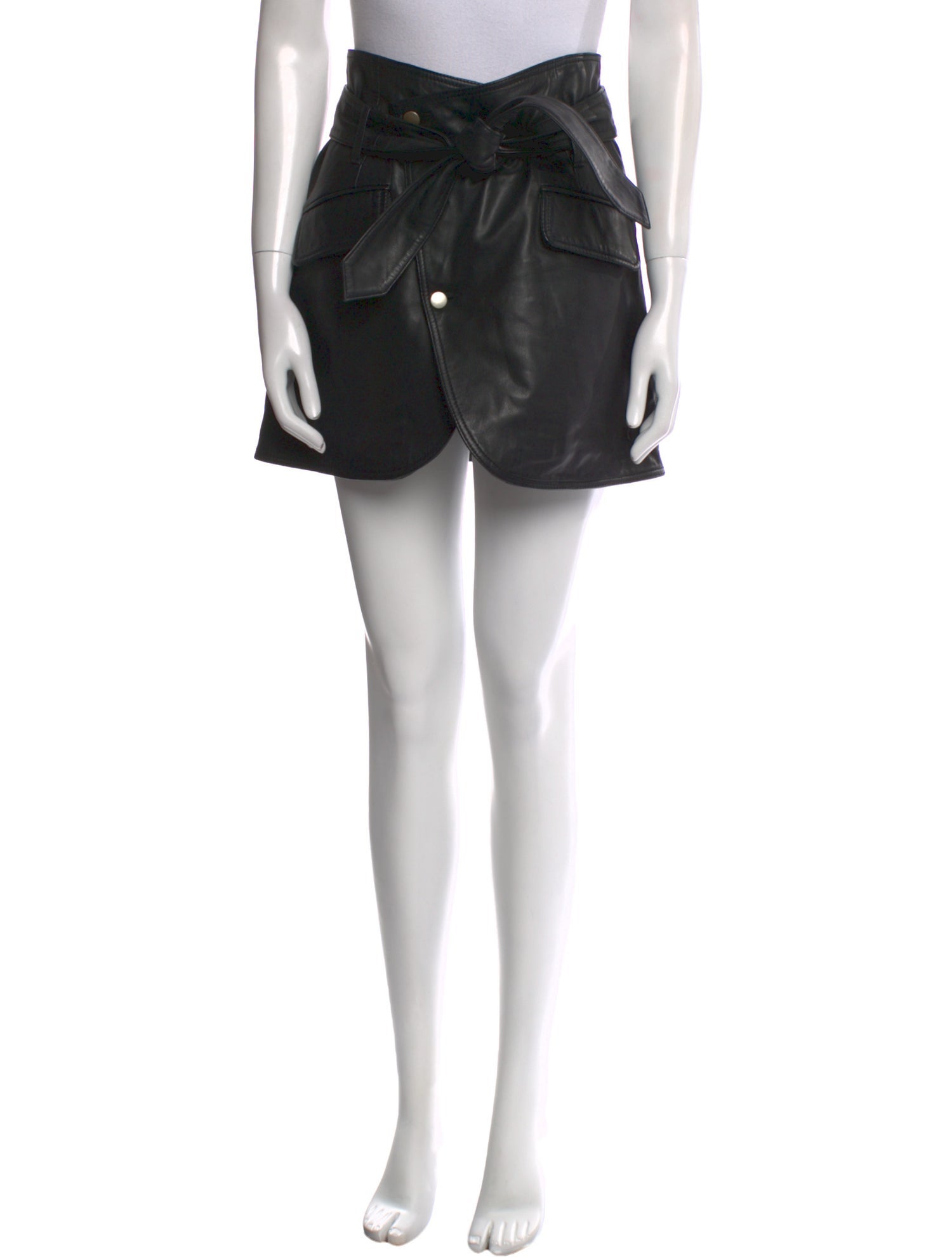 Marissa Webb Leather Mini Skirt