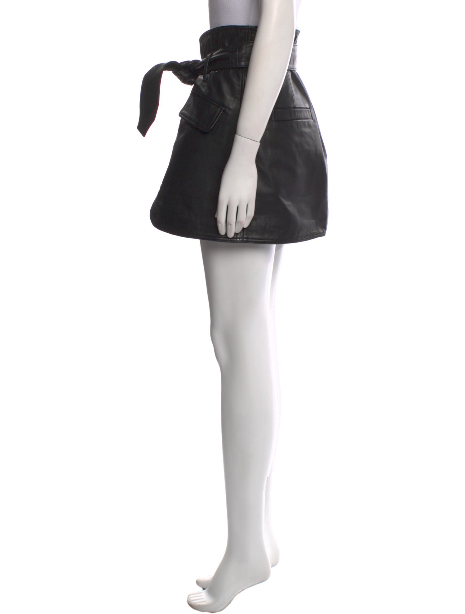Marissa Webb Leather Mini Skirt