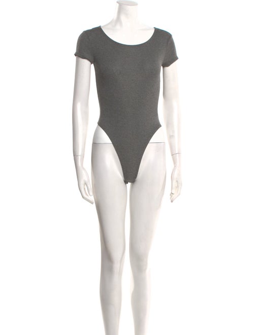 Marissa Webb Scoop Neck Short Sleeve Bodysuit