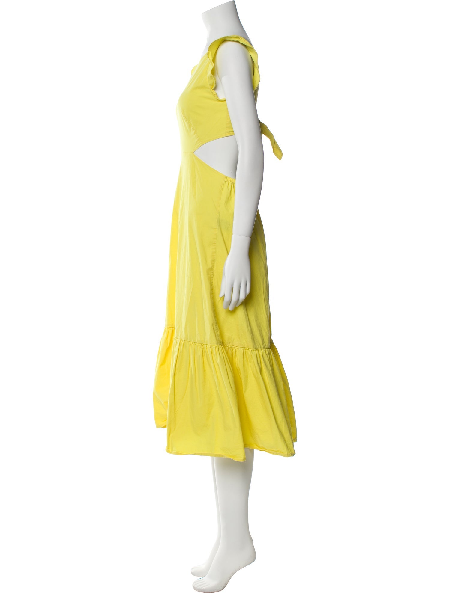 Marissa Webb Crew Neck Midi Length Dress