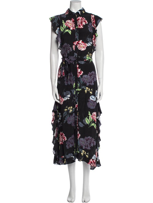 Marissa Webb Floral Print Long Dress