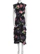 Marissa Webb Floral Print Long Dress