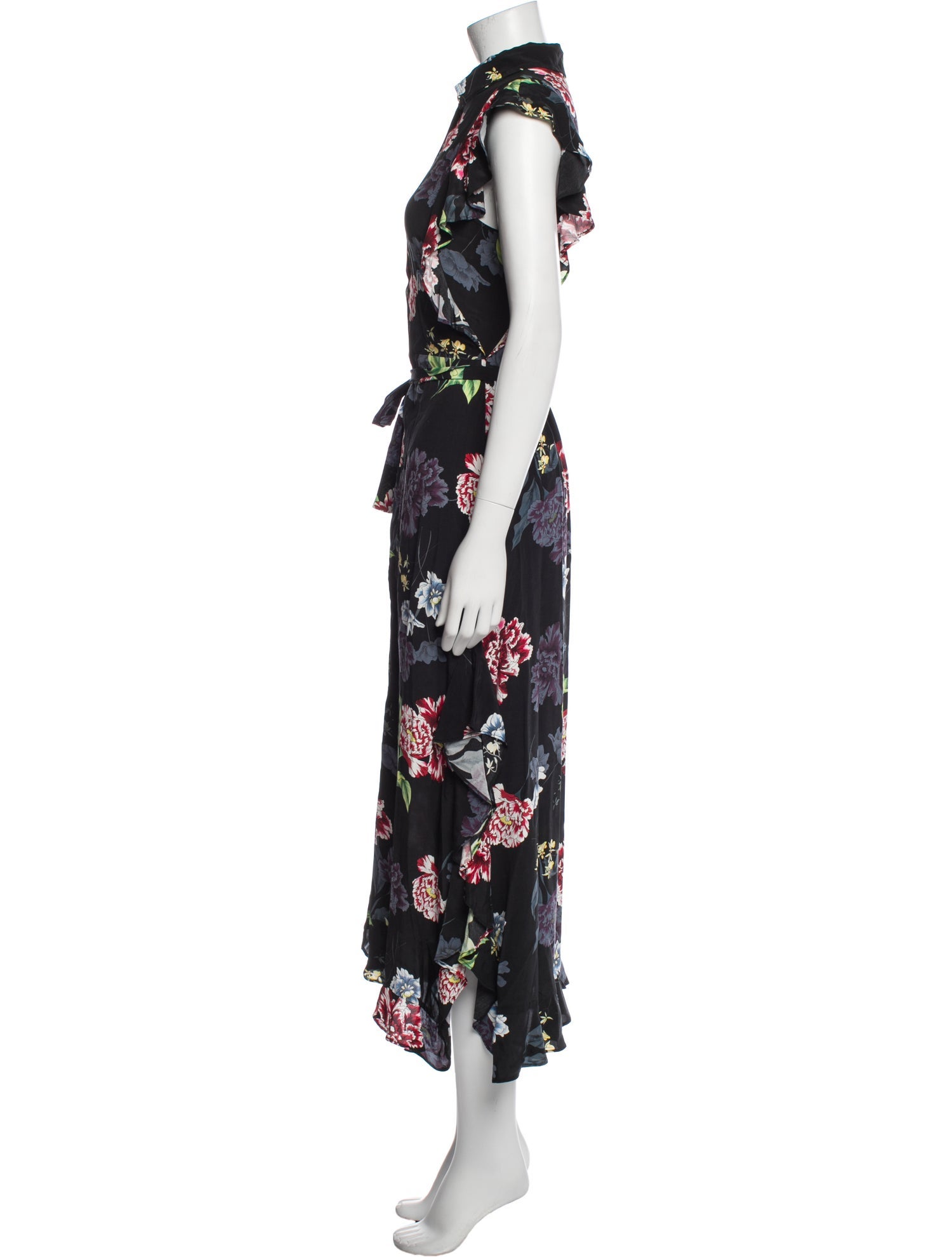Marissa Webb Floral Print Long Dress