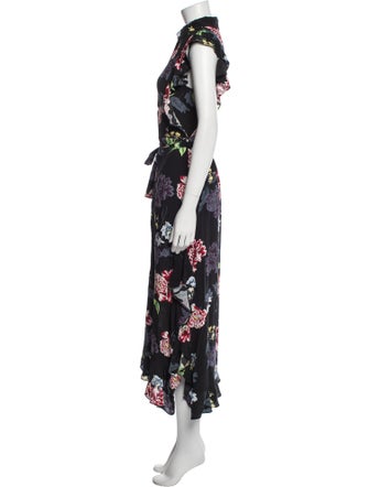 Marissa Webb Floral Print Long Dress