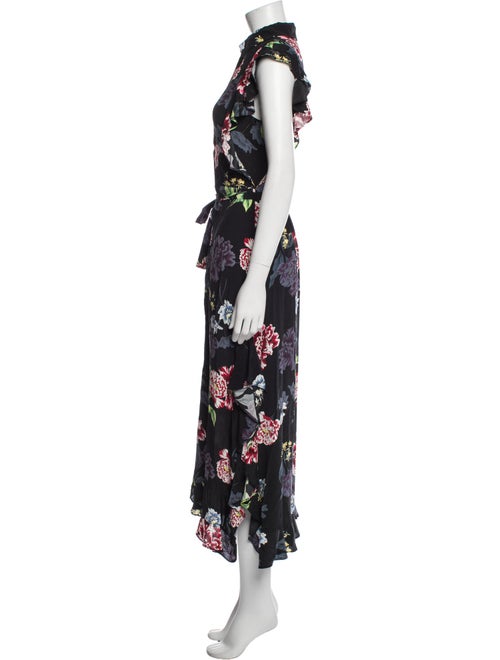 Marissa Webb Floral Print Long Dress