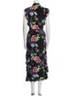 Marissa Webb Floral Print Long Dress