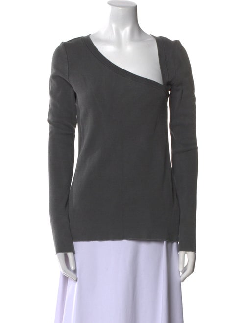 Marissa Webb One-Shoulder Long Sleeve Top