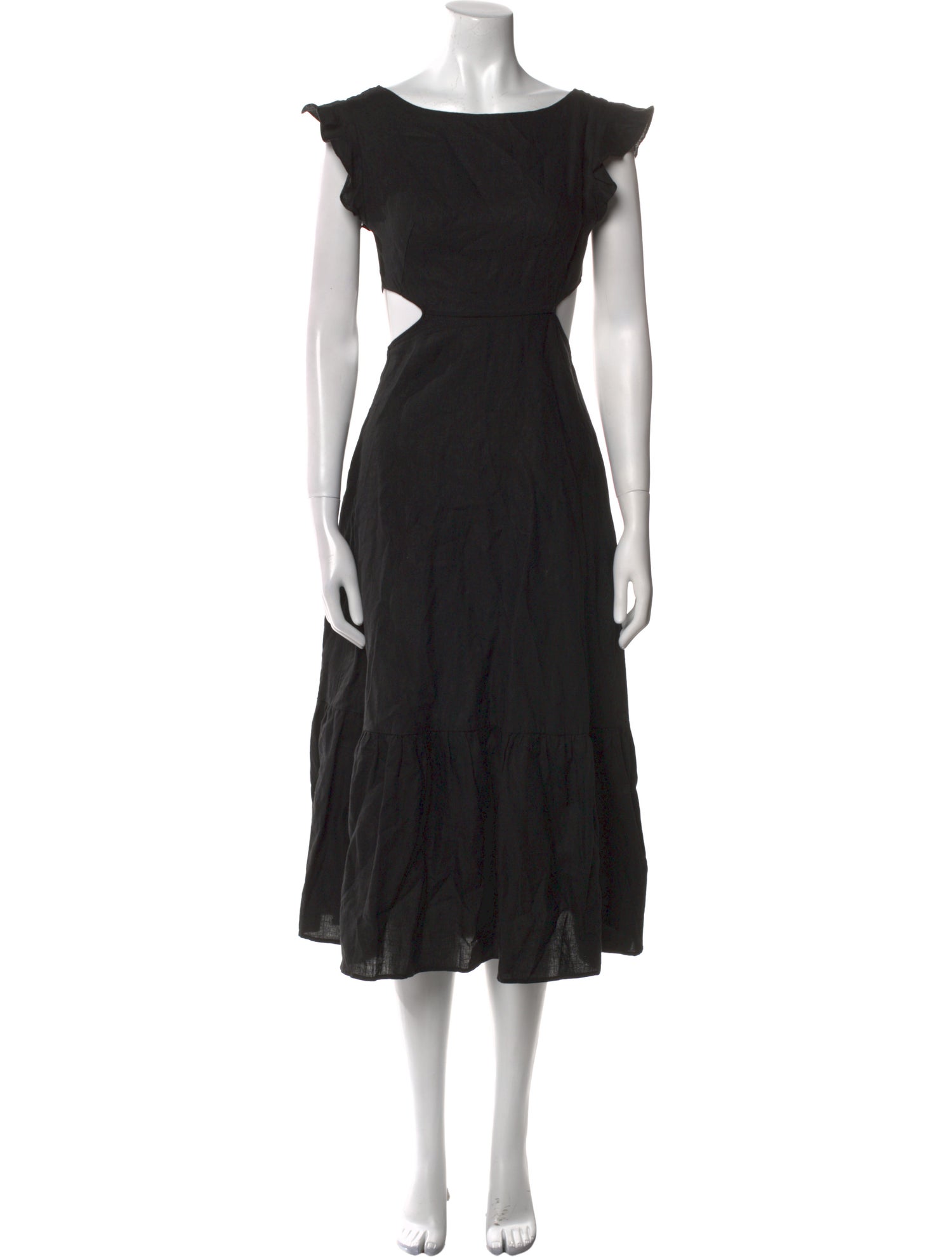 Marissa Webb Linen Midi Length Dress