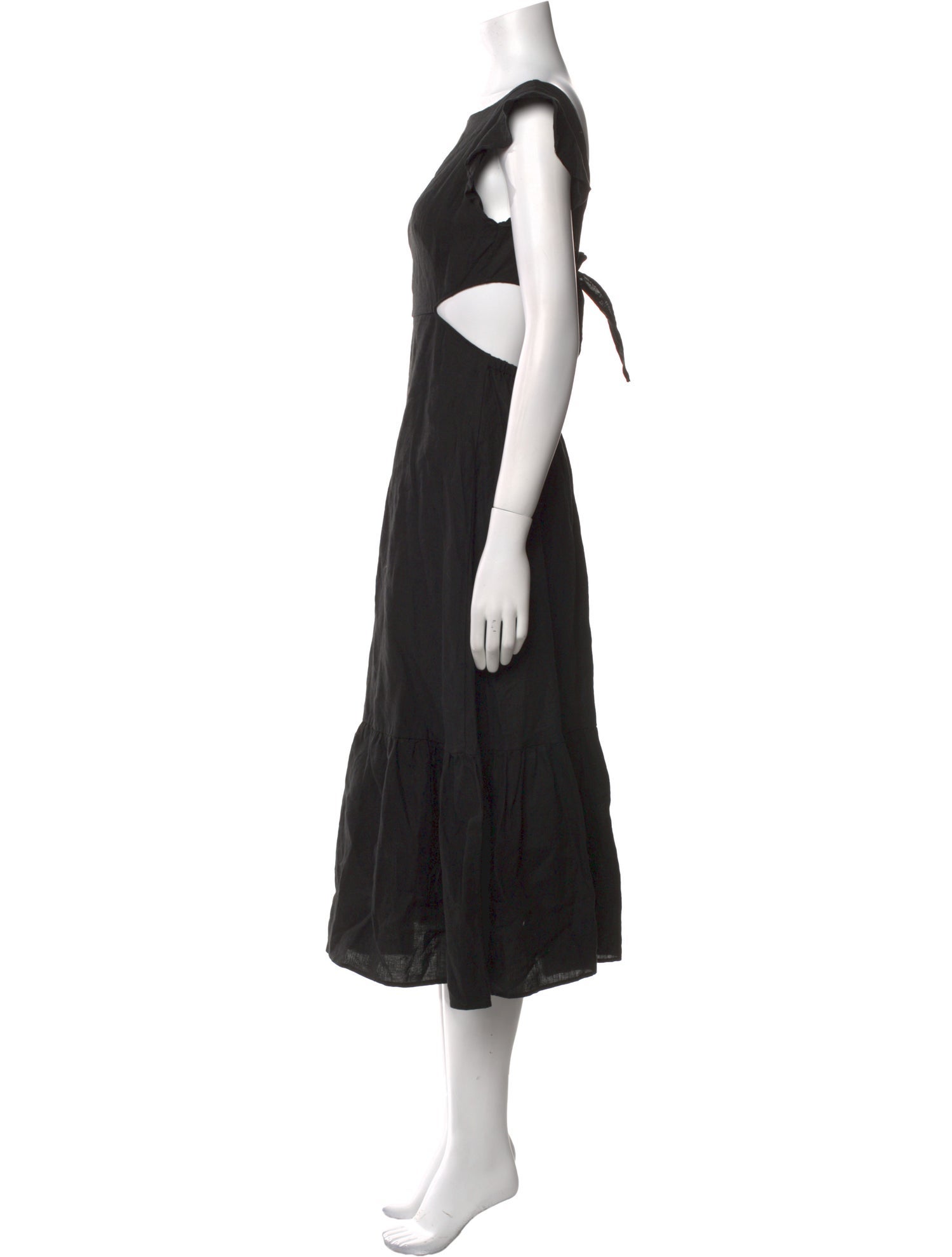 Marissa Webb Linen Midi Length Dress