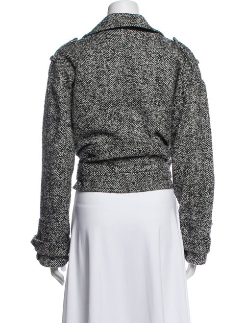 Marissa Webb Wool Tweed Pattern Evening Jacket