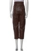 Marissa Webb Lamb Leather Straight Leg Pants