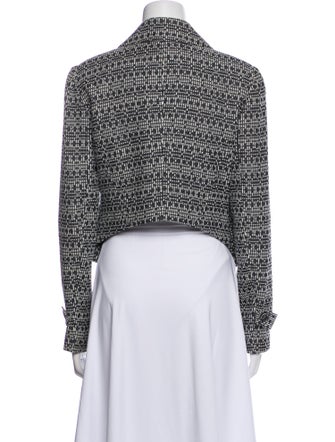 Marissa Webb Silk Tweed Pattern Blazer