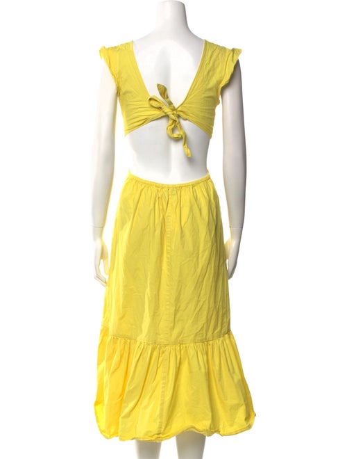 Marissa Webb Bateau Neckline Midi Length Dress