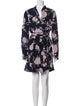 Marissa Webb Floral Print Mini Dress