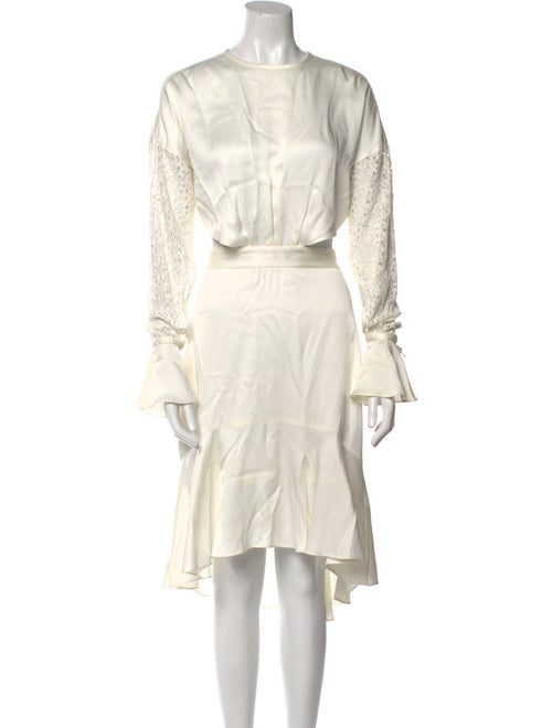 Marissa Webb Crew Neck Midi Length Dress