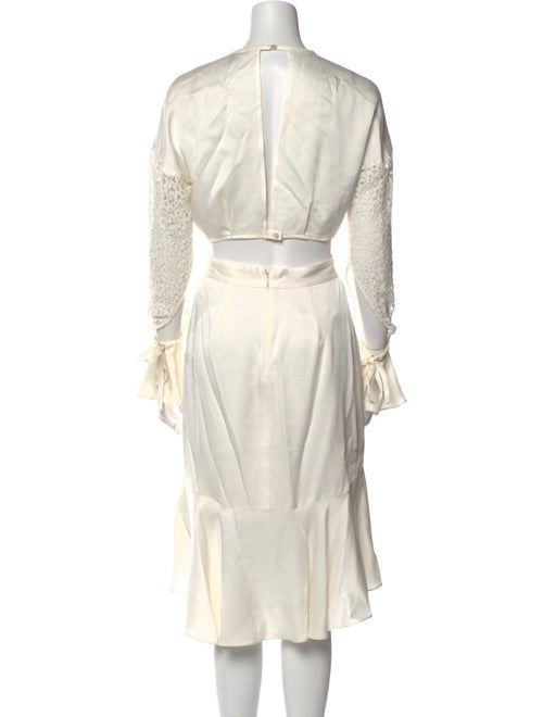 Marissa Webb Crew Neck Midi Length Dress