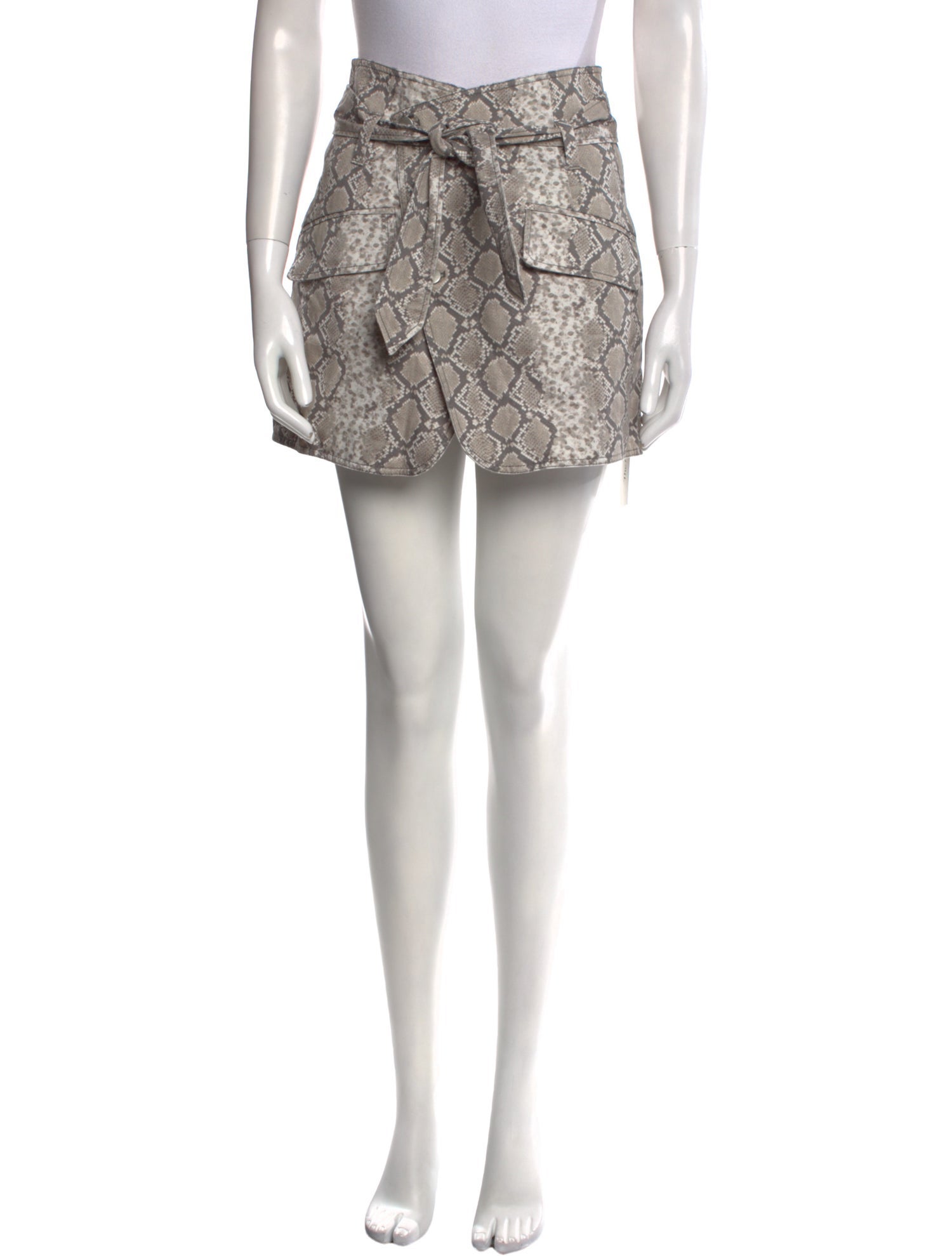 Marissa Webb Animal Print Mini Skirt w/ Tags