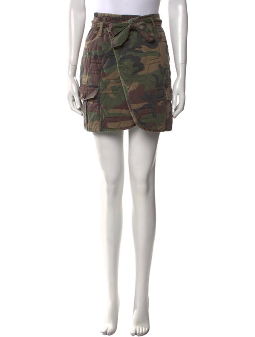 Marissa Webb Camouflage Print Mini Skirt