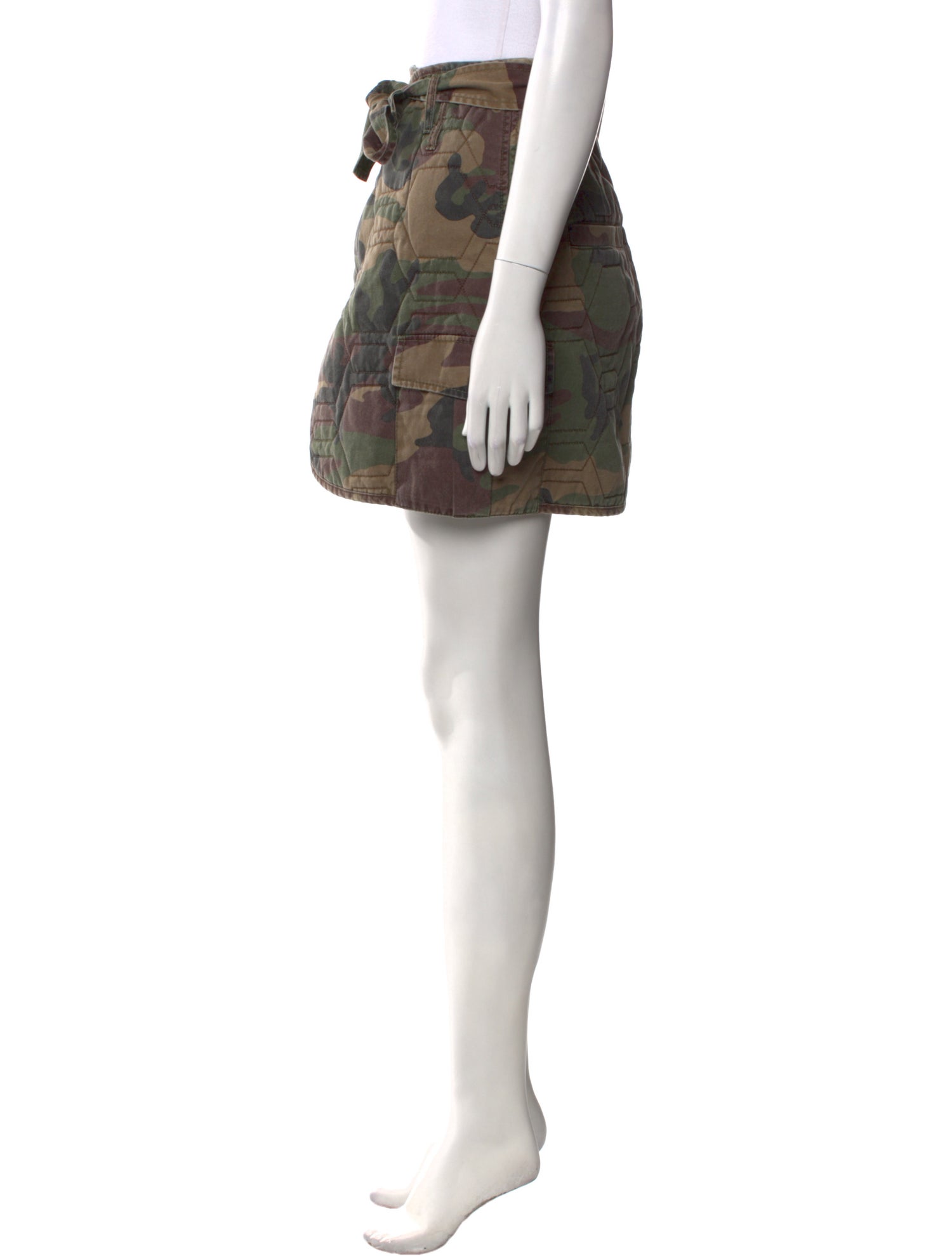 Marissa Webb Camouflage Print Mini Skirt