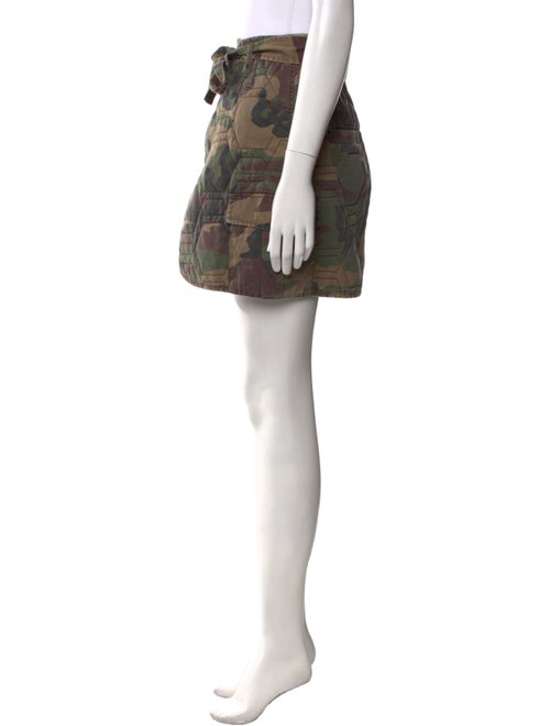Marissa Webb Camouflage Print Mini Skirt