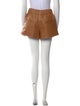 Marissa Webb Lamb Leather Mini Shorts