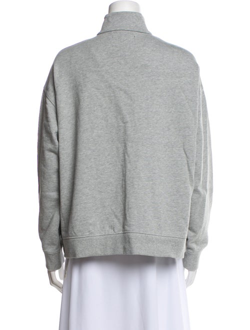 Marissa Webb Mock Neck Long Sleeve Sweatshirt