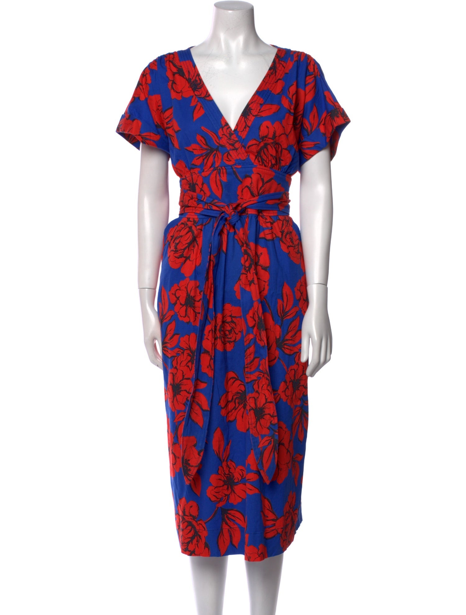 Marissa Webb Floral Print Midi Length Dress w/ Tags