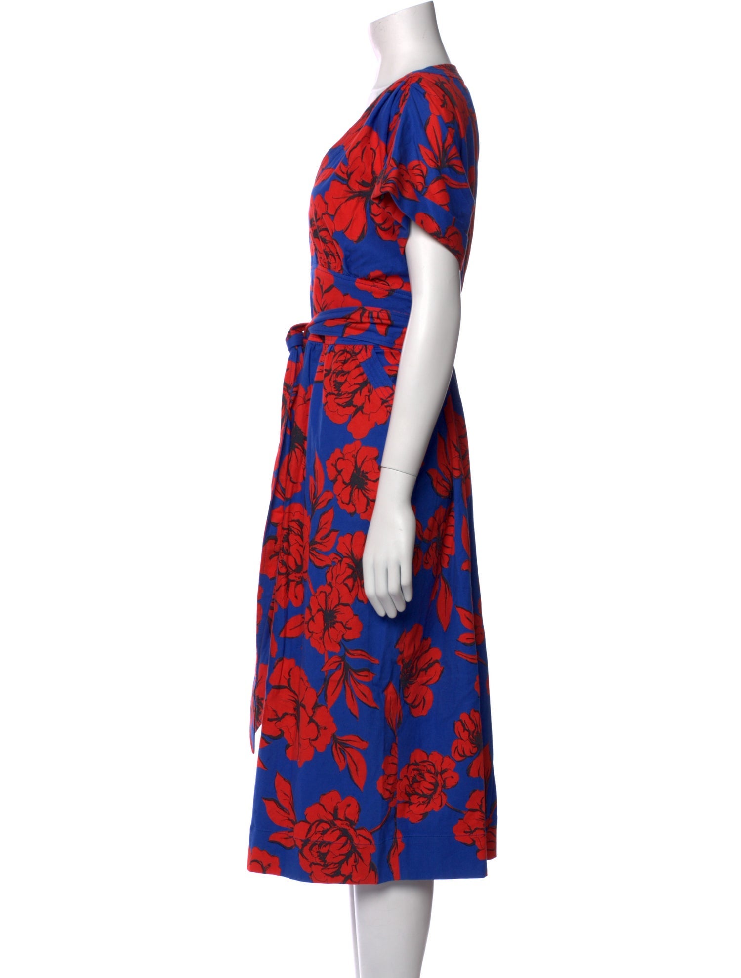 Marissa Webb Floral Print Midi Length Dress w/ Tags