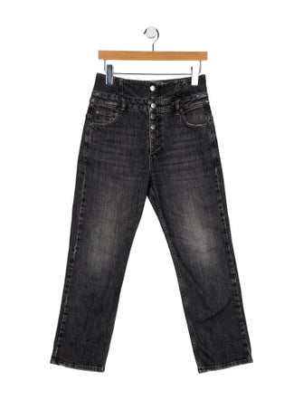 Marissa Webb High-Rise Straight Leg Jeans