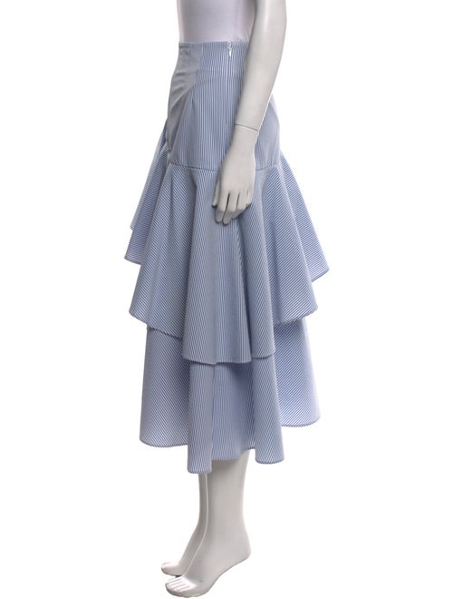 Marissa Webb Striped Midi Length Skirt