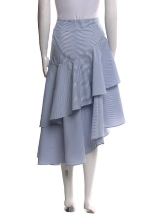 Marissa Webb Striped Midi Length Skirt