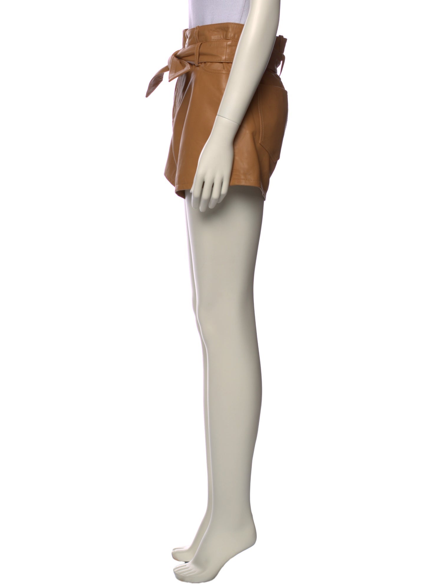 Marissa Webb Lamb Leather Mini Shorts w/ Tags