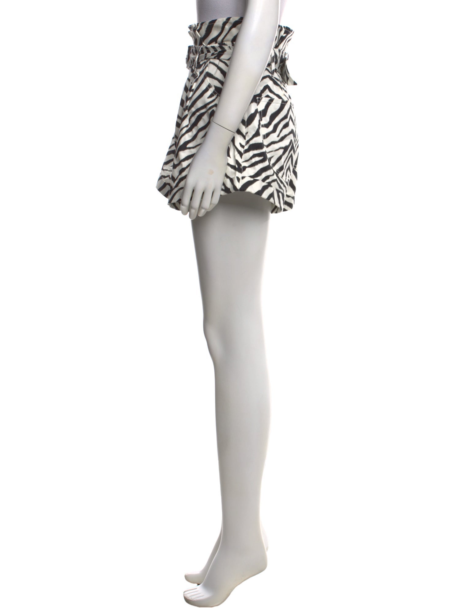 Marissa Webb Animal Print Mini Shorts