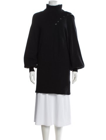 Pre-owned Marissa Webb Mock Neck Sweater In Black