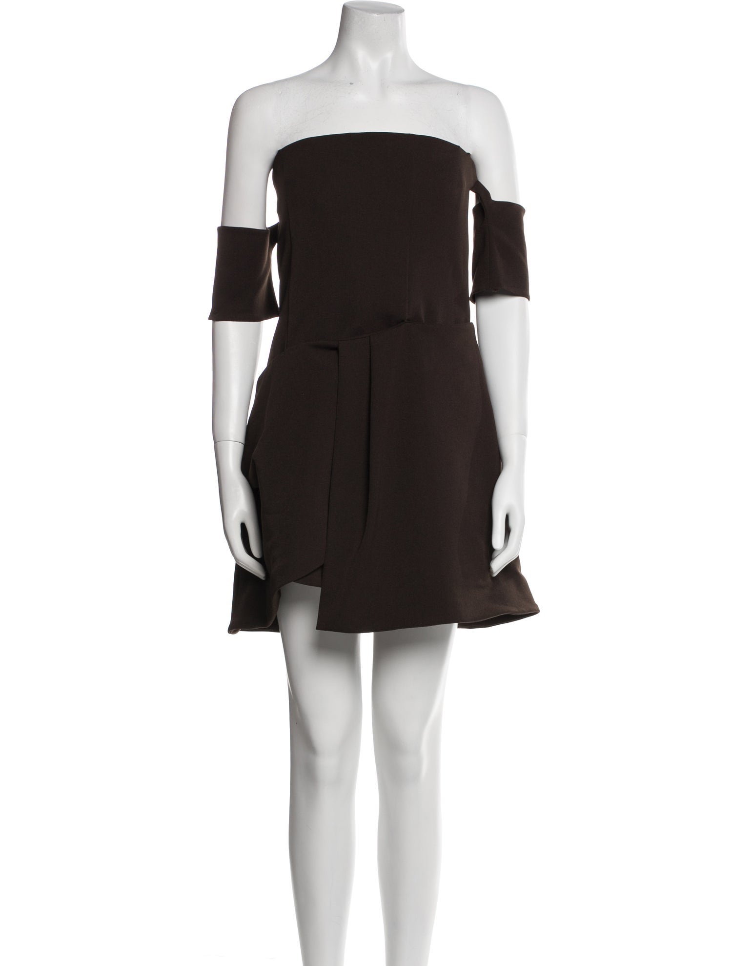 Maximilian Davis Strapless Mini Dress w/ Tags