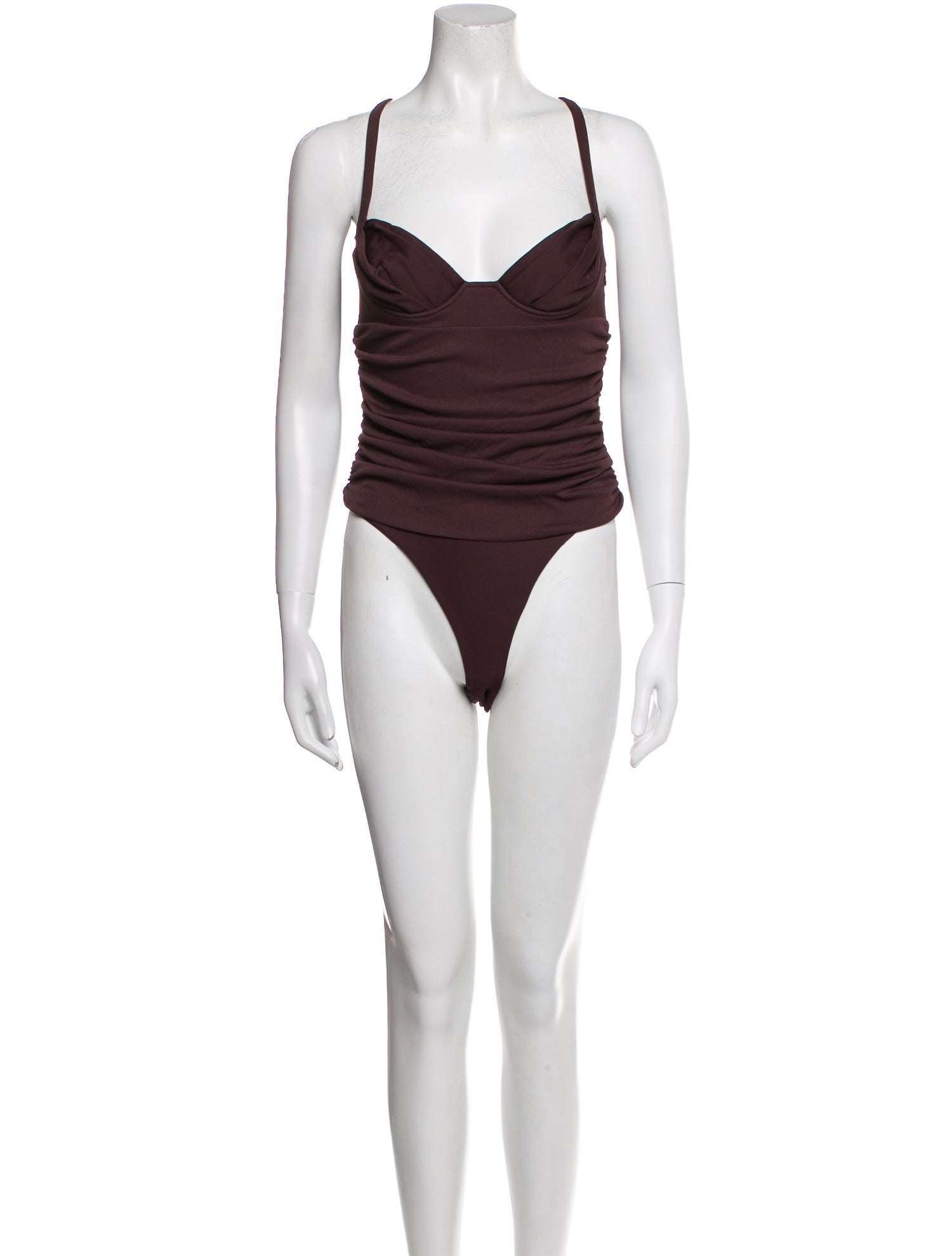 Maximilian Davis V-Neck Sleeveless Bodysuit